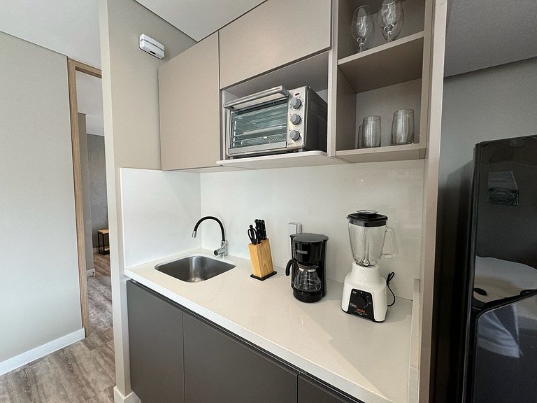 2 hab con terraza privada y balcón en Chicó
