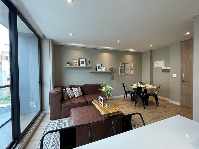 2BR apartment for 6 guests in Chicó