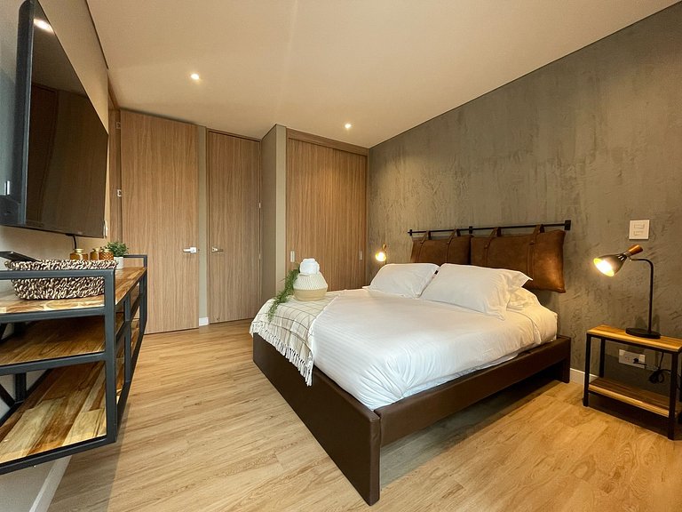 Suite familiar de 2 hab con vista en Chicó