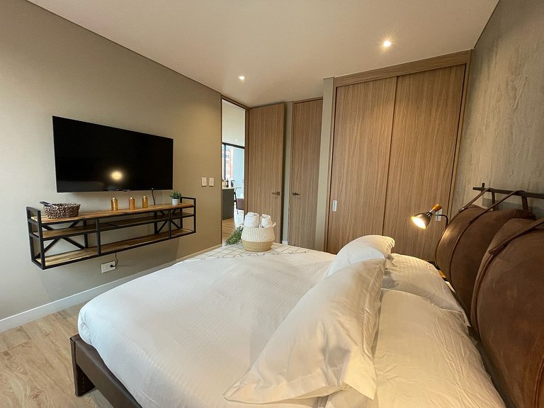Suite familiar de 2 hab con vista en Chicó