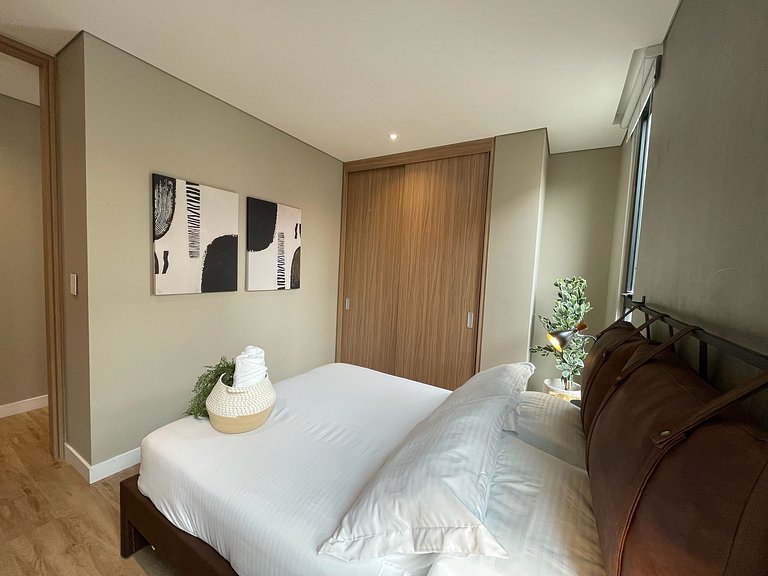 Suite familiar de 2 hab con vista en Chicó