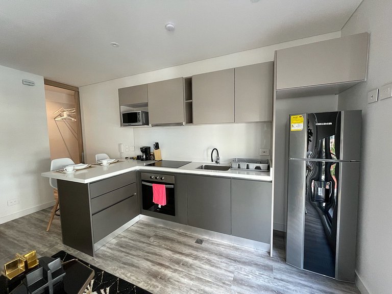 1BR loft with free parking in Chicó