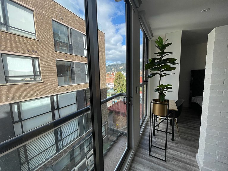 1BR loft with free parking in Chicó