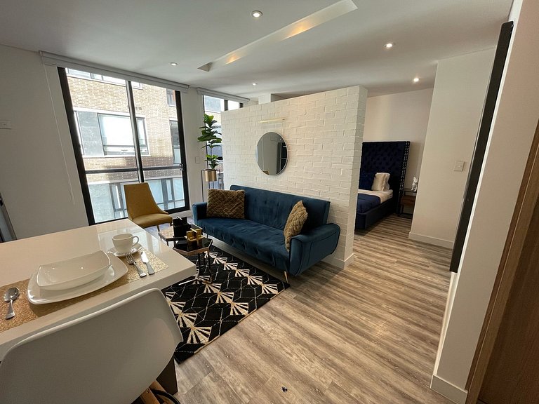 1BR loft with free parking in Chicó