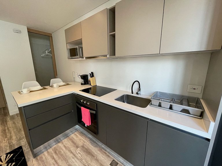 Loft de 1 hab con parqueadero gratis en Chicó
